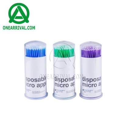 Disposable micro brush for eyelash extension