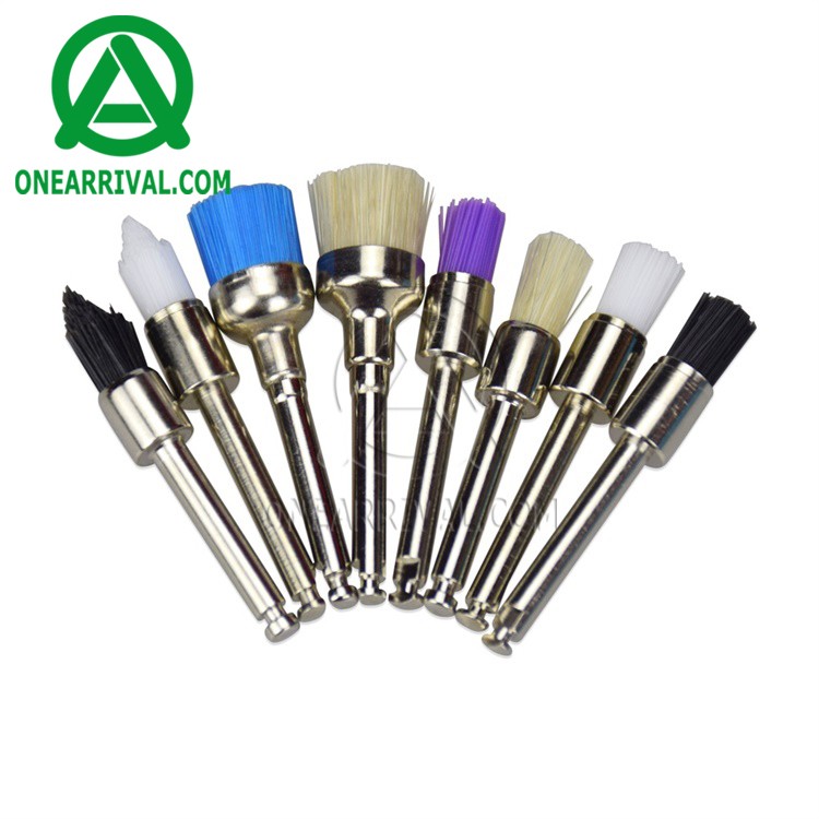 nylon material disposable dental prophylaxis brush